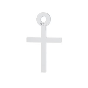 Croce pendente argento 925, LKM-3094 - 0,80 7x12 mm