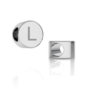 Tondo pendente lettera*argento 925*ODL-00262 5x7,8 mm - L