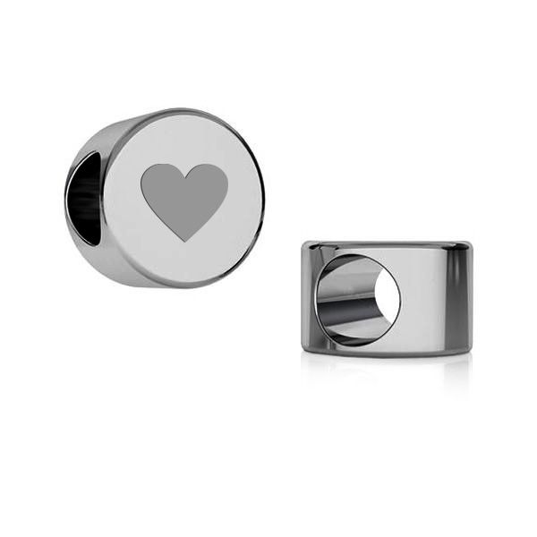 Tondo pendente cuore*argento 925*ODL-00262/OWS 00127 5x7,8 mm