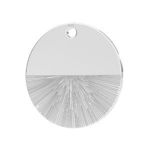 Girare pendente, argento 925, LKM-3132 17x17 mm