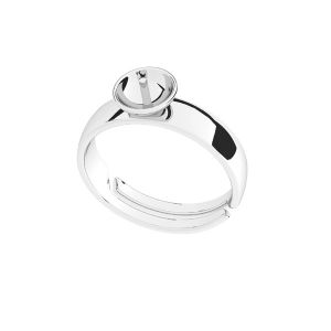 Anello universale base di perle, argento 925, U-RING OWS-00062 6,2x21,5 mm