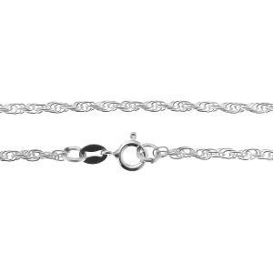 Catena bracciale forzatina Anker*argento 925*A3 35 18 cm