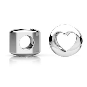 Cuore pendente, argento 925, BDS OWS-00242 10x10 mm