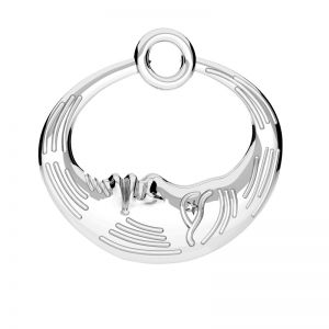 Luna pendente*argento 925*ODL-01039 16x16 mm