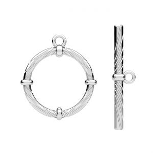 Chiusura bracciale tipo bavaglio, toogle*argento AG 925*ZAM 5 SET (ODL-01170 + ODL-01169)