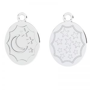 Luna pendente*argento 925*ODL-01147 13,5x19,5 mm
