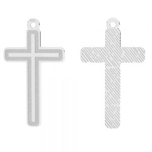 Croce pendente argento 925, LKM-3094 - 0,60 13,4x23,1 mm