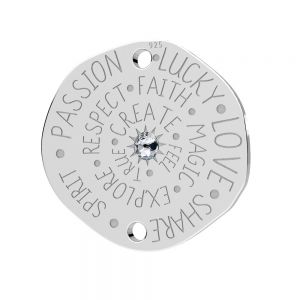 Talismano pendente*argento 925*LKM-3280 - 0,50 18x18 mm ver.2