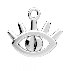 Ciondolo occhio del profeta, argento 925, ODL-01215 13,7x15,6 mm