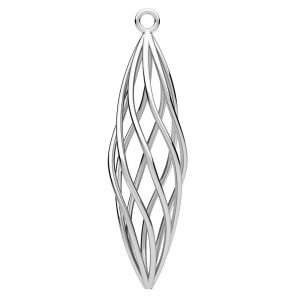 Spirale pendente, argento 925, OWS-0349 9,8x35 mm