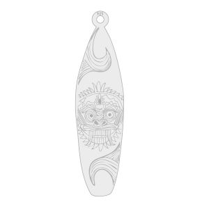 Ciondolo*argento 925*LKM-3158 20,3x5,3 mm
