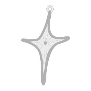 Ciondolo*argento 925*LKM-3161 - 0,80 19,5x31,9 mm