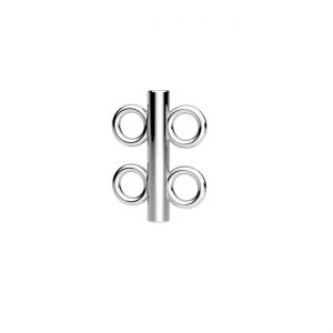 Connettore, argento 925*ODL-01285 11x14,5 mm