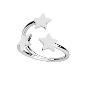 Anello stelle - misura universale, argento 925, U-RING OWS-00417 15x19,5 mm