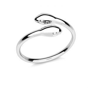 Anello serpente - misura universale, argento 925, U-RING OWS-00336 7x19,5 mm