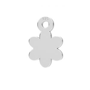 Fiore mini pendente, argento 925, LKM-3269 - 0,50 5,9x8,8 mm