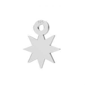 Sole mini pendente, argento 925, LKM-3270 - 0,50 7x8,8 mm