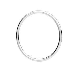 Anello rotondo, argento 925, OB 1x19,4 mm