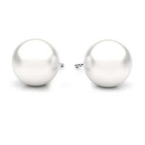 Orecchino - perla 10 mm, argento 925, KLS-41 10x21,4 mm