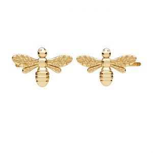 Ape orecchini*oro 585*KLS ODLZ-00081 5,7x9,2 mm