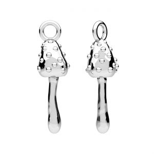 Ciondolo fungo*argento 925*ODL-01336 5x18 mm