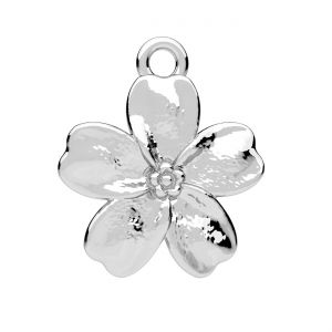 Fiore pendente*argento 925*ODL-01361 13,3x15,4 mm