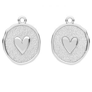 Cuore pendente ,argento 925, ODL-01379 15,8x20 mm