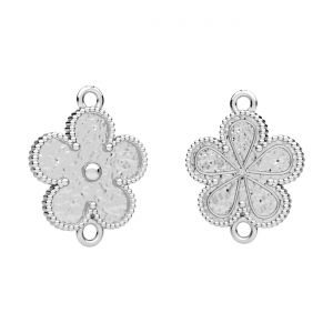 Fiore pendente, base in resina*argento 925*CON-2 ODL-01377 15x19,3 mm
