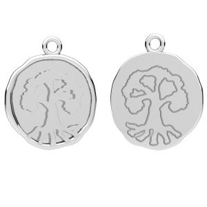 Pendente a croce, base in resina*argento 925*CON-1 ODL-01347 16,7x19,4 mm
