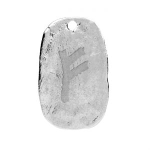Runa pendente vichinga - Fehu*argento 925*FEHU OWS-00555 10x15,2 mm