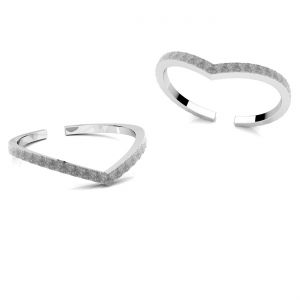 Anello, argento 925, U-RING ODL-01218 1,2x1,2 mm