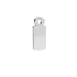 Pendente con placca PSV*argento AG 925*LKM-3375 - 05 CON 1 PSV 19 3,5x9,3 mm