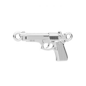 Ciondolo - pistola grande Beretta*argento AG 925*CON 2 ODL-01446 12,2x25,3 mm