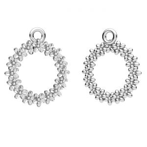 Fiore pendente*argento 925*ODL-01471 14,7x17 mm