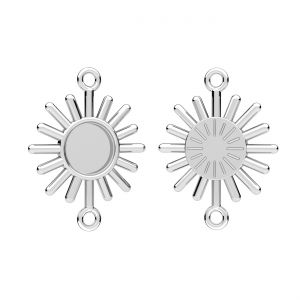 Pendente sole, base in resina*argento 925*CON-2 ODL-01487 19,5x25 mm