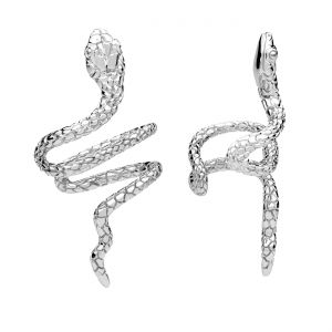 Polsino dell'orecchio serpente, argento 925, KLN OWS-00612 14x27 mm