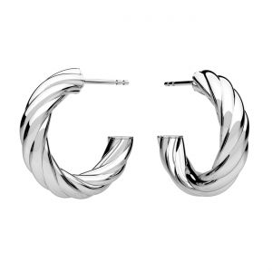 Il giro orecchini, argento 925, KLS OWS-00416 5x21,5 mm