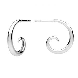 Il giro orecchini, argento 925, KLS OWS-00796 2,5x18,8 mm
