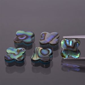 Quadrifoglio in conchiglia Paua 12x12 MM