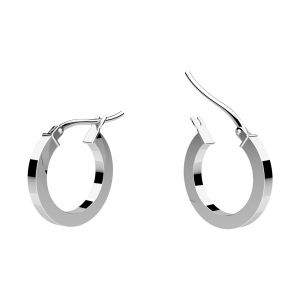Orecchino cerchio 1,6 cm con chiusura*argento AG 925*KL-KB OR 2x12 mm
