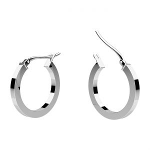 Orecchino cerchio 1,9 cm con chiusura*argento AG 925*KL-KB OR 2x15 mm