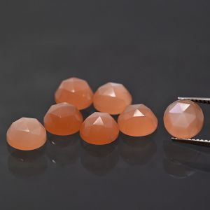 Rosetta - pietra di luna salmone 6 MM