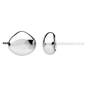 Orecchino a perno - goccia*argento AG 925*KLS OWS-01130 8,3x10,7 mm