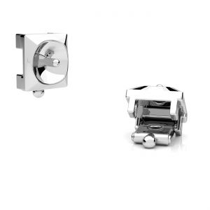 Ciondolo sostituibile - perla bianca*argento AG 925*OWS-00583/00509  5,2x5,2 mm