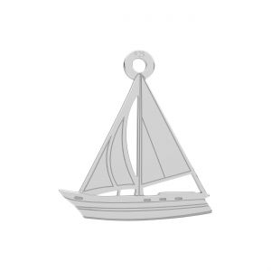 Ciondolo - Aereo*argento AG 925*LKM-3452 - 0,50 15x16,5 mm