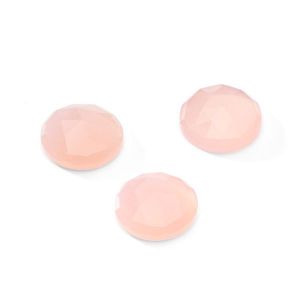 Pietra rotonda, taglio rosa - Quarzo rosa 15,2 MM