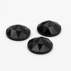 Pietra rotonda, taglio rosa - Onyx 15,1 MM