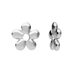 Ciondolo - fiore*argento AG 925*CON-1 ODL-01628 10,2x10,6 mm