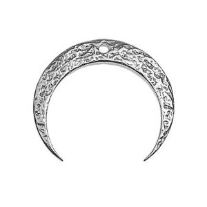 Ciondolo - fiore doppio*argento AG 925*CON-1 S-CHARM 204 18,4x26 mm