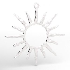 Ciondolo - fiore doppio*argento AG 925*CON-1 S-CHARM 829 29,9x31,5 mm